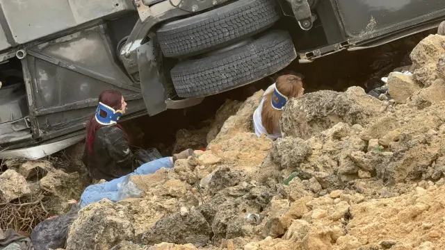 Antalya'daki katliam gibi kazada ilk görüntüler korkunç
