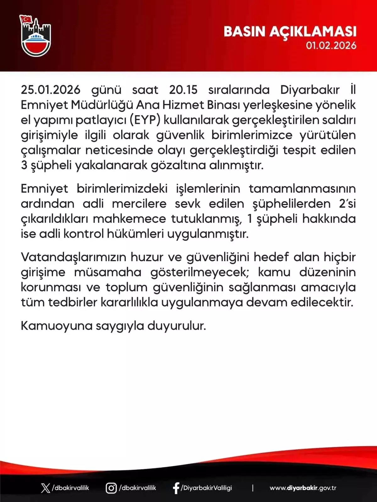 Diyarbakır\'da EYP\'li Saldırı Girişimi