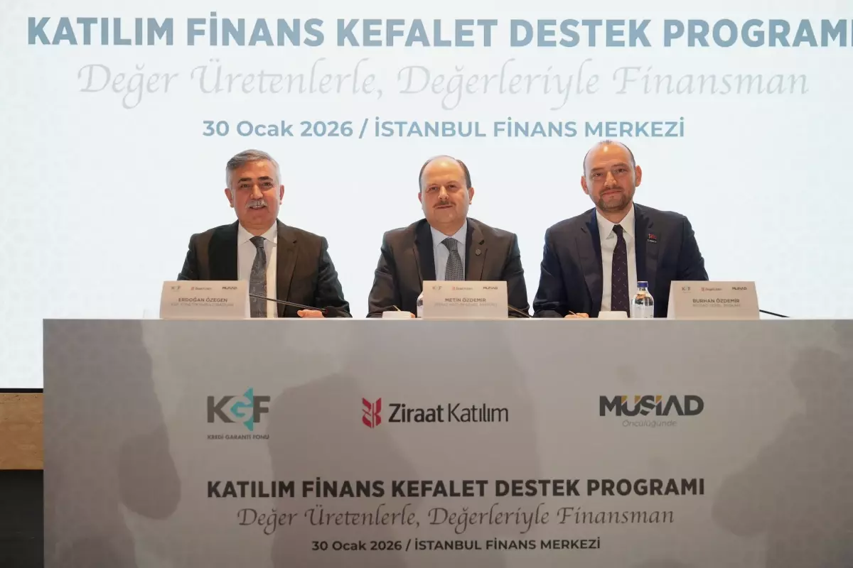 Katılım Finans Kefalet Destek Programı Kamuoyuna Tanıtıldı
