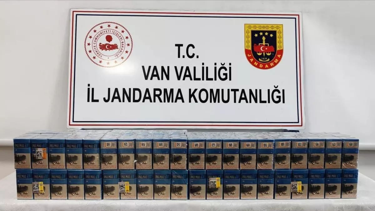 Van\'da 720 Paket Kaçak Sigara Ele Geçirildi