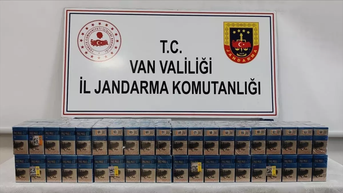 Van\'da 720 Paket Kaçak Sigara Ele Geçirildi