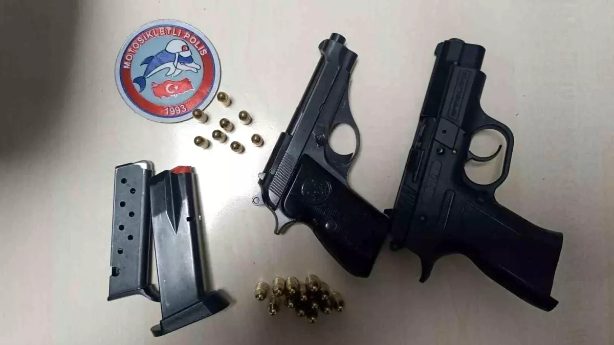 Samsun\'da Ruhsatsız Silahla Yakalanma