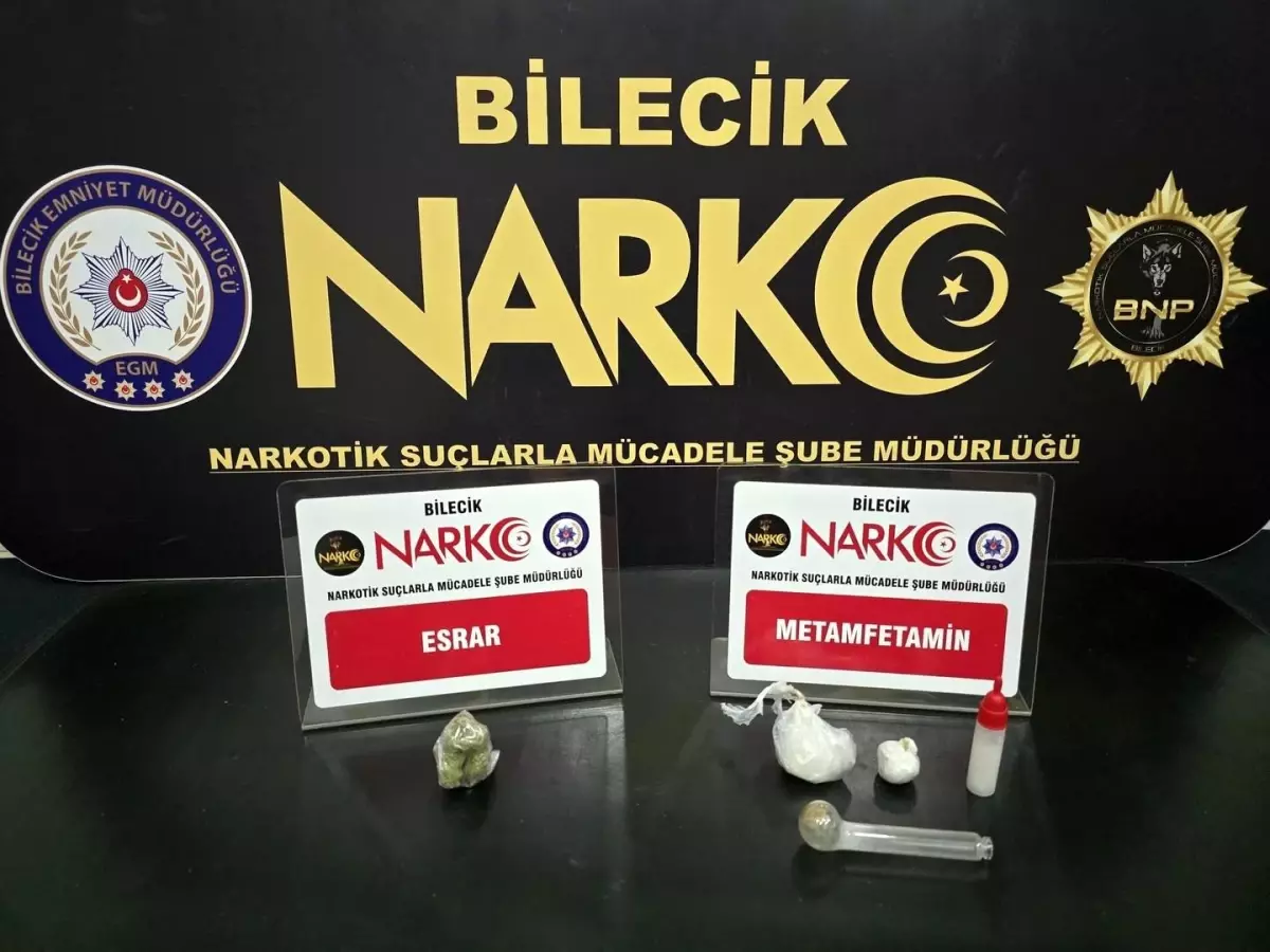 Bilecik\'te Narkotik Operasyonu: 2 Gözaltı