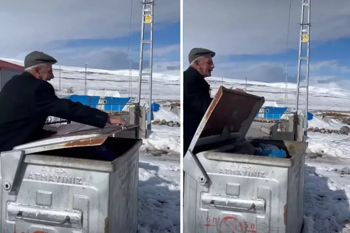 Görüntü Türkiye\'nin bir ucundan! Çöp kutusunun kapağını açınca...