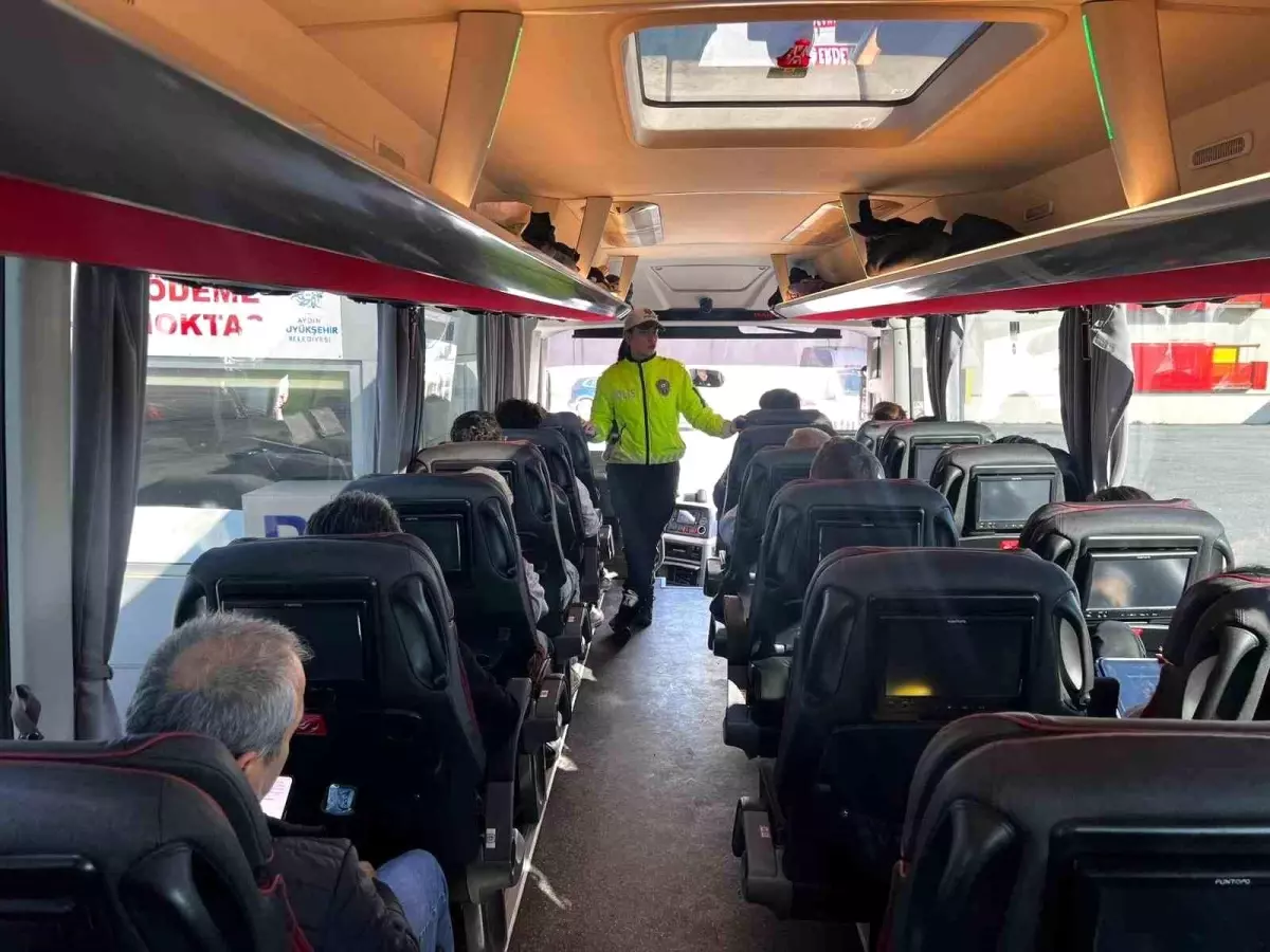 Aydın\'da Emniyet Kemerine Dikkat!