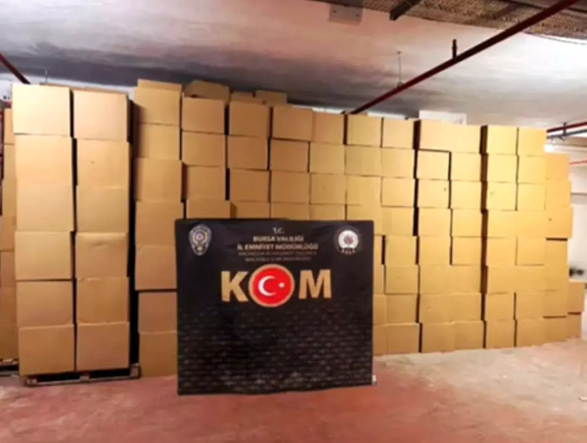 Bursa\'da Tütün Kaçakçılığı Önlemleri