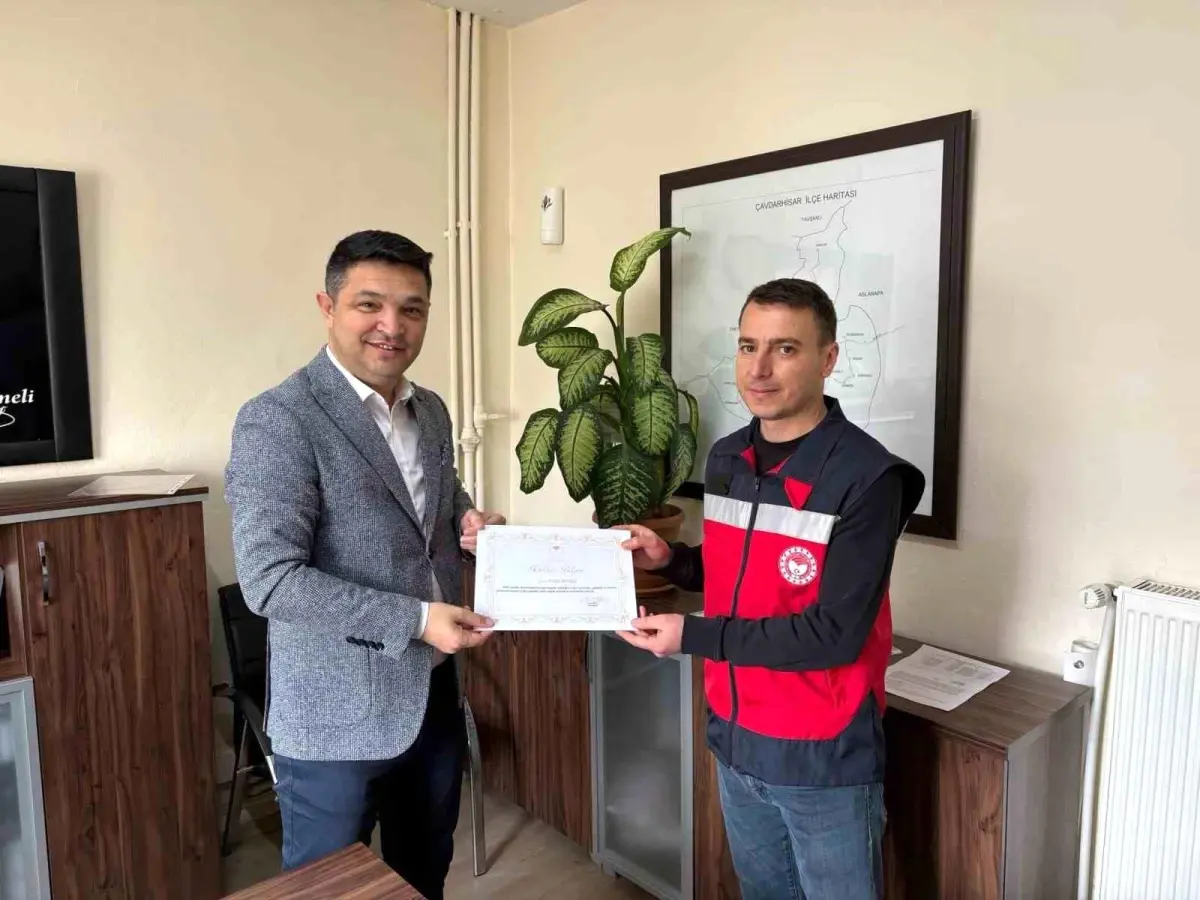 Veteriner Hekimlere Teşekkür Belgesi