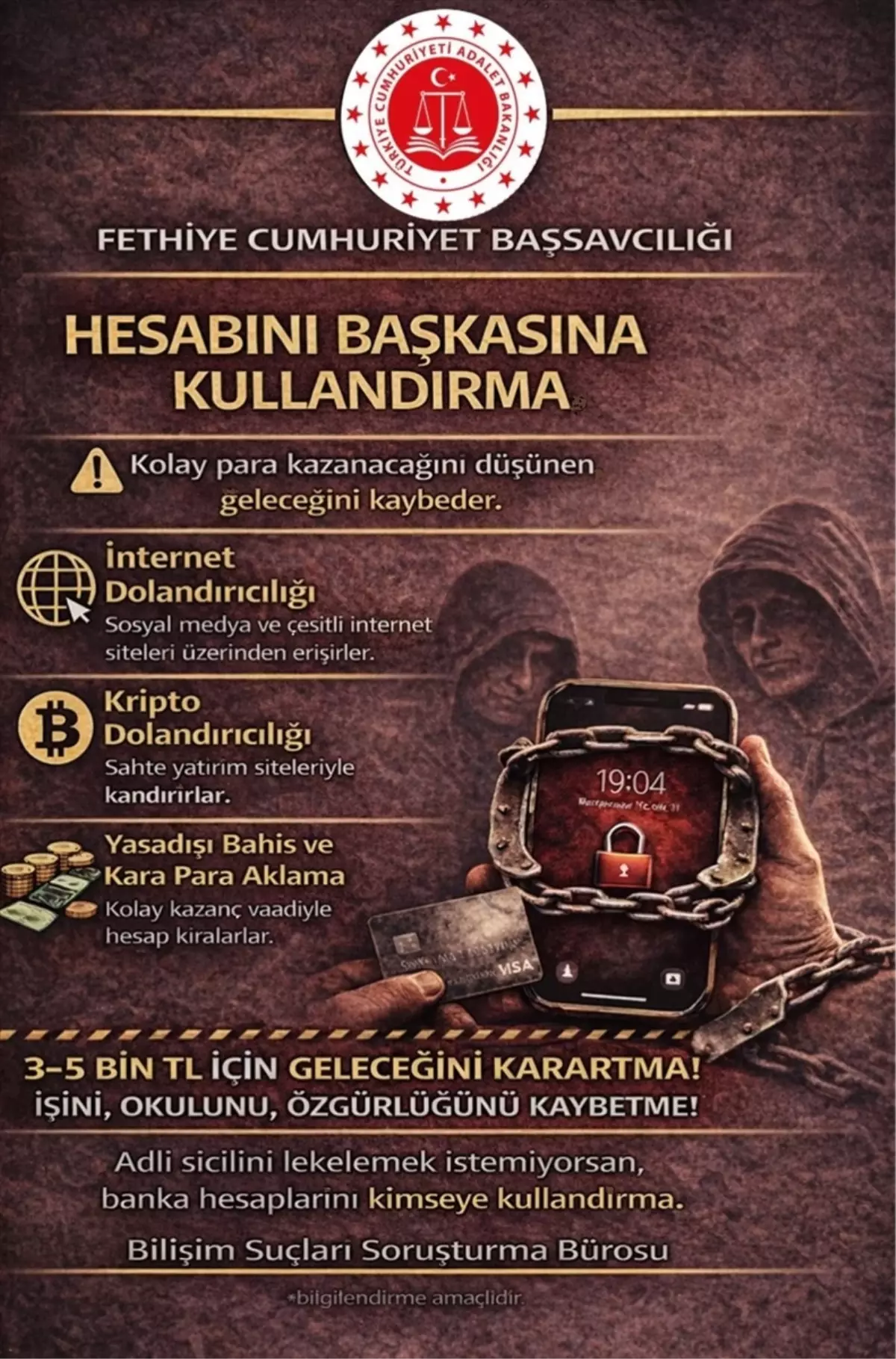 Fethiye\'de Öğrencilere Dolandırıcılık Bilgilendirmesi