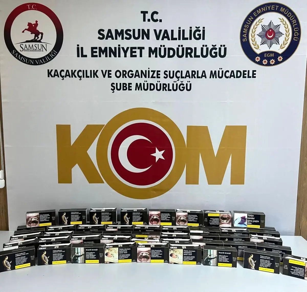 Samsun\'da Kaçakçılık Operasyonu: 11 Bin Makaron Ele Geçirildi