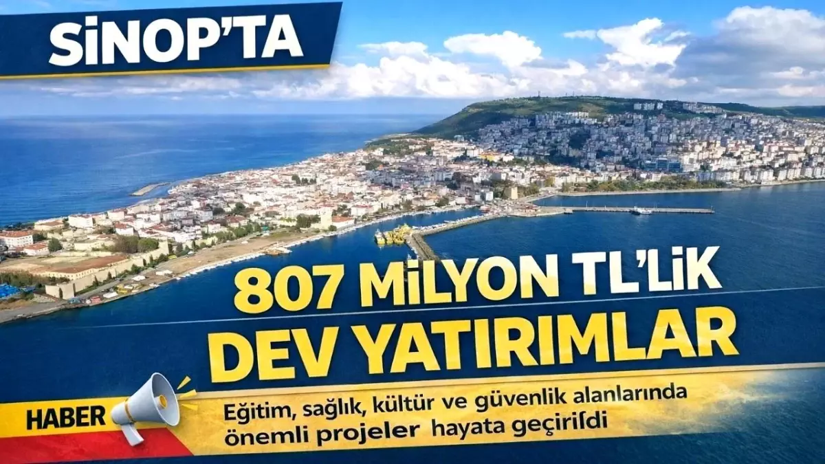 Sinop\'ta 2025 Kamu Yatırımları