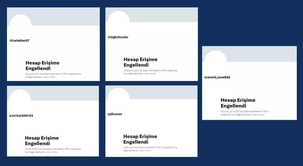 YPG/PKK\'ya 5 Hesaba Erişim Engeli