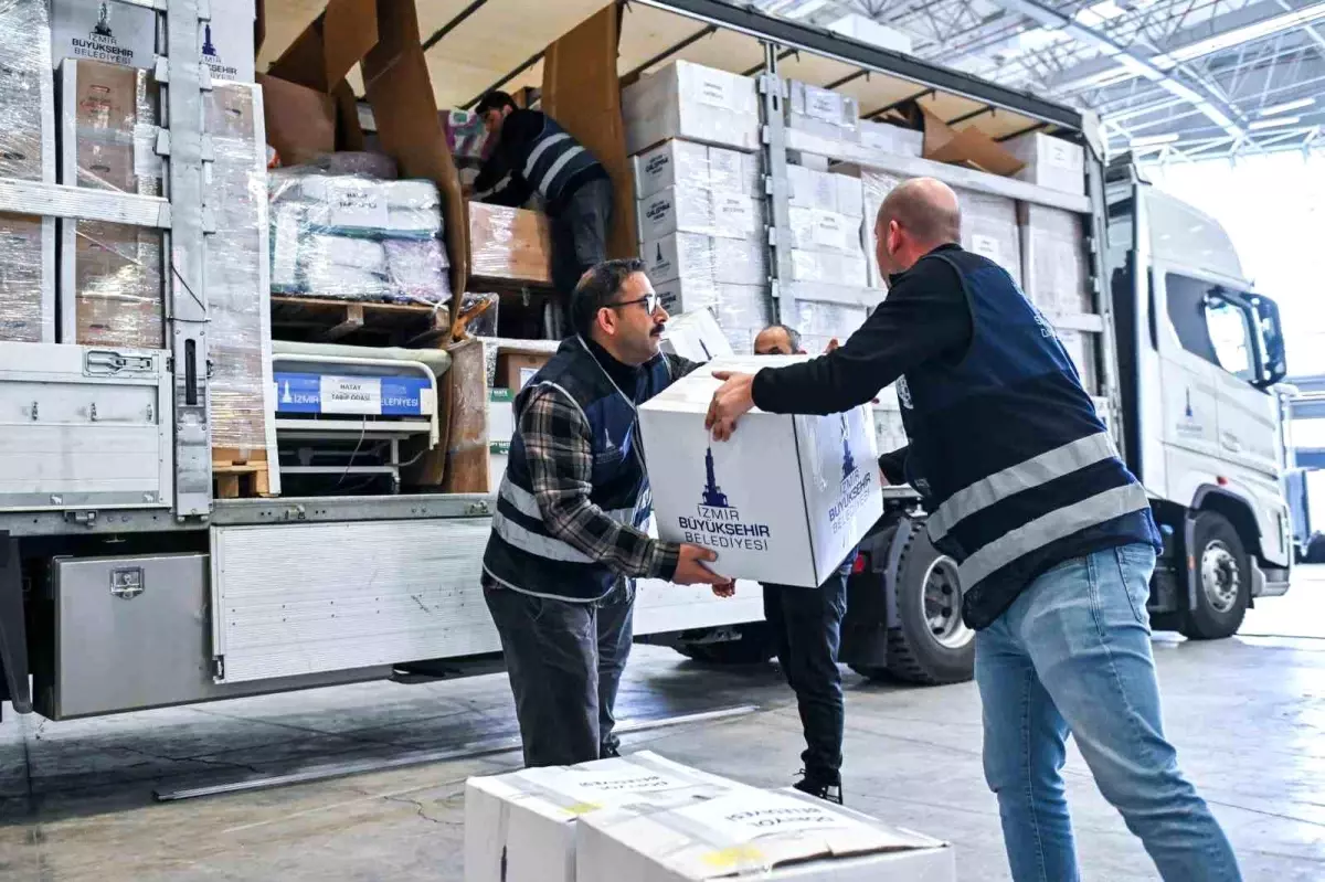 İzmir\'den Hatay\'a dayanışma köprüsü