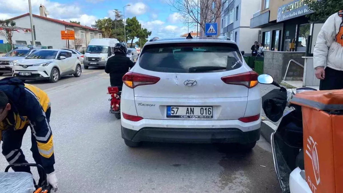 Sinop\'ta Motosiklet Kazası: Sürücü Yaralandı