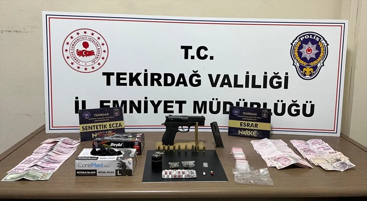 Tekirdağ\'da Uyuşturucu Operasyonu: 13 Tutuklama