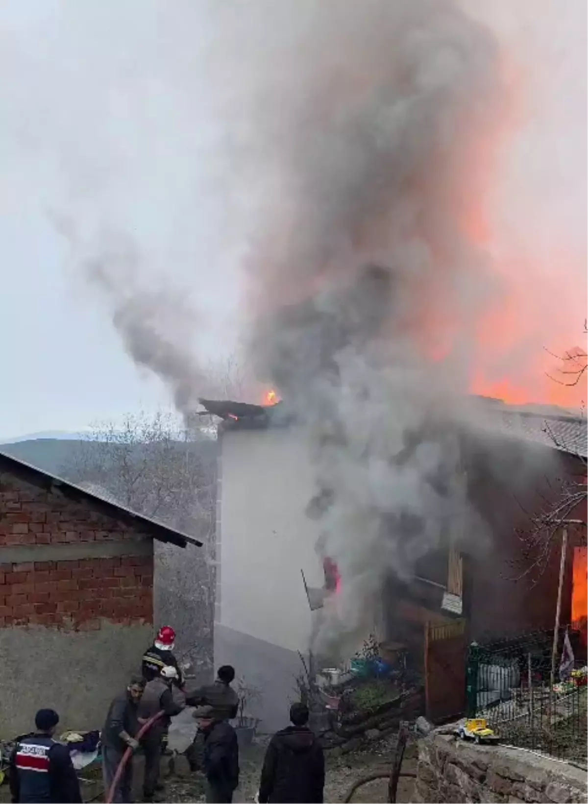 Mudurnu\'da Ev Yangını