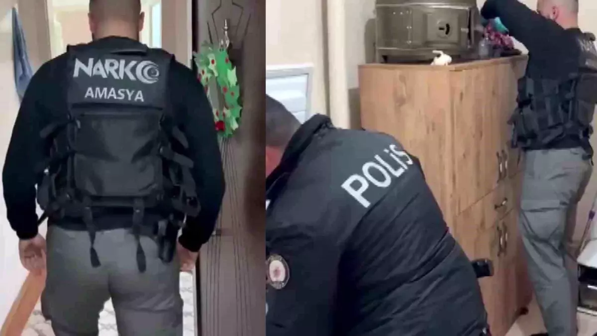 Amasya\'da Uyuşturucu Operasyonu: 11 Tutuklama