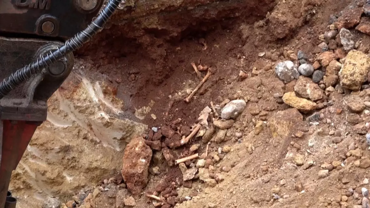 Antalya\'da belediye kazısında kemik parçaları bulundu