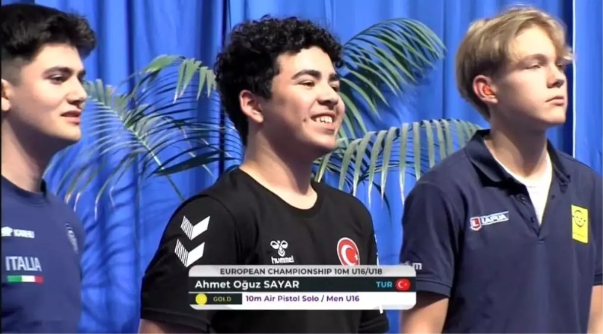 Ahmet Oğuz Sayar\'dan Avrupa Rekoru ve Altın Madalya