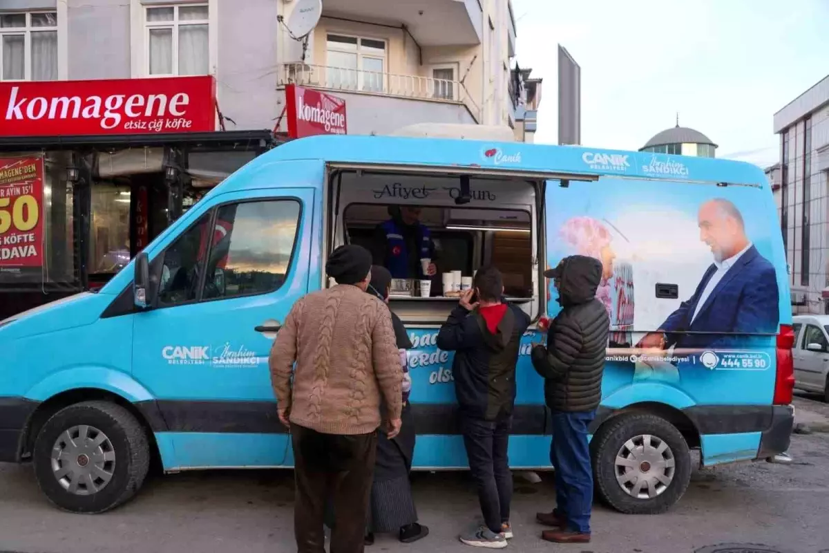 Canik\'te gönülleri ısıtan ikram