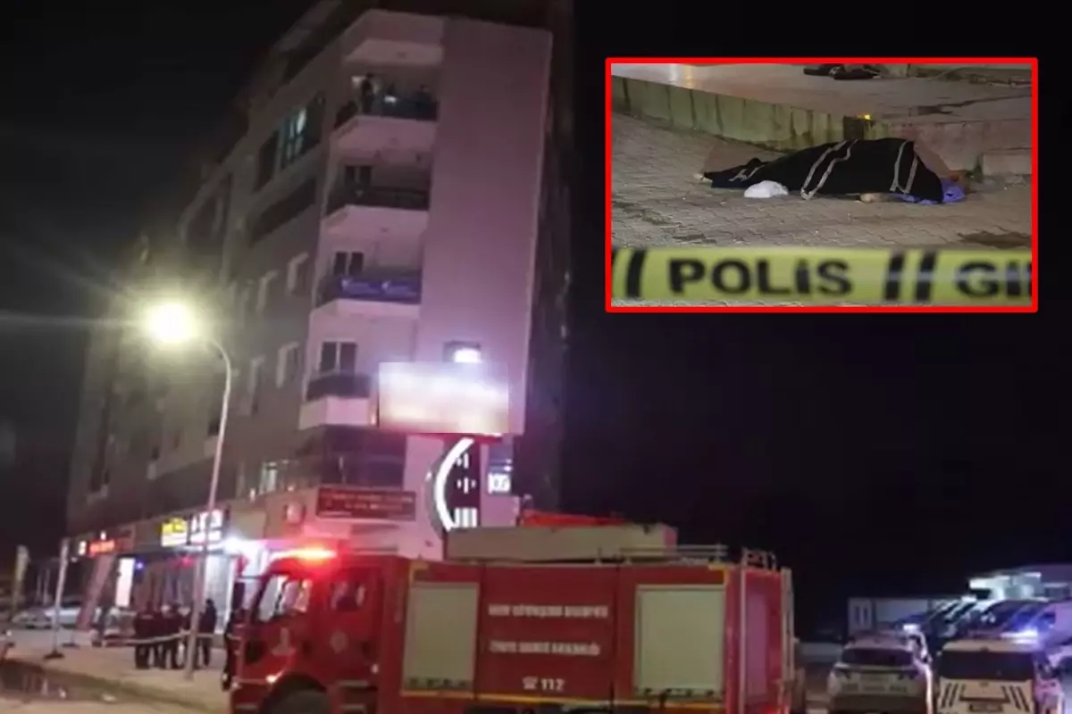 Eşiyle tartışıp yarı çıplak halde camdan atlayan 5 çocuk babası hayatını kaybetti