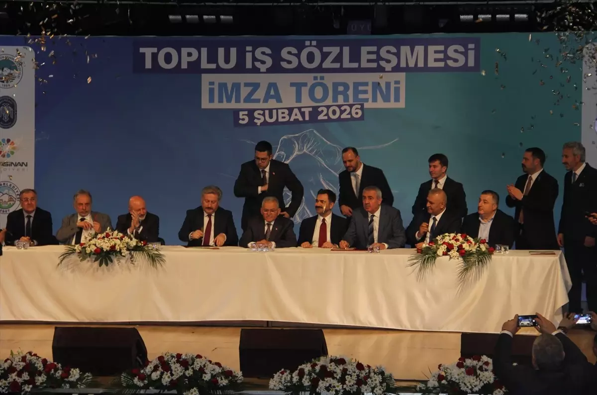 Kayseri\'de 9 bin 56 İşçi için Toplu Sözleşme İmzalandı