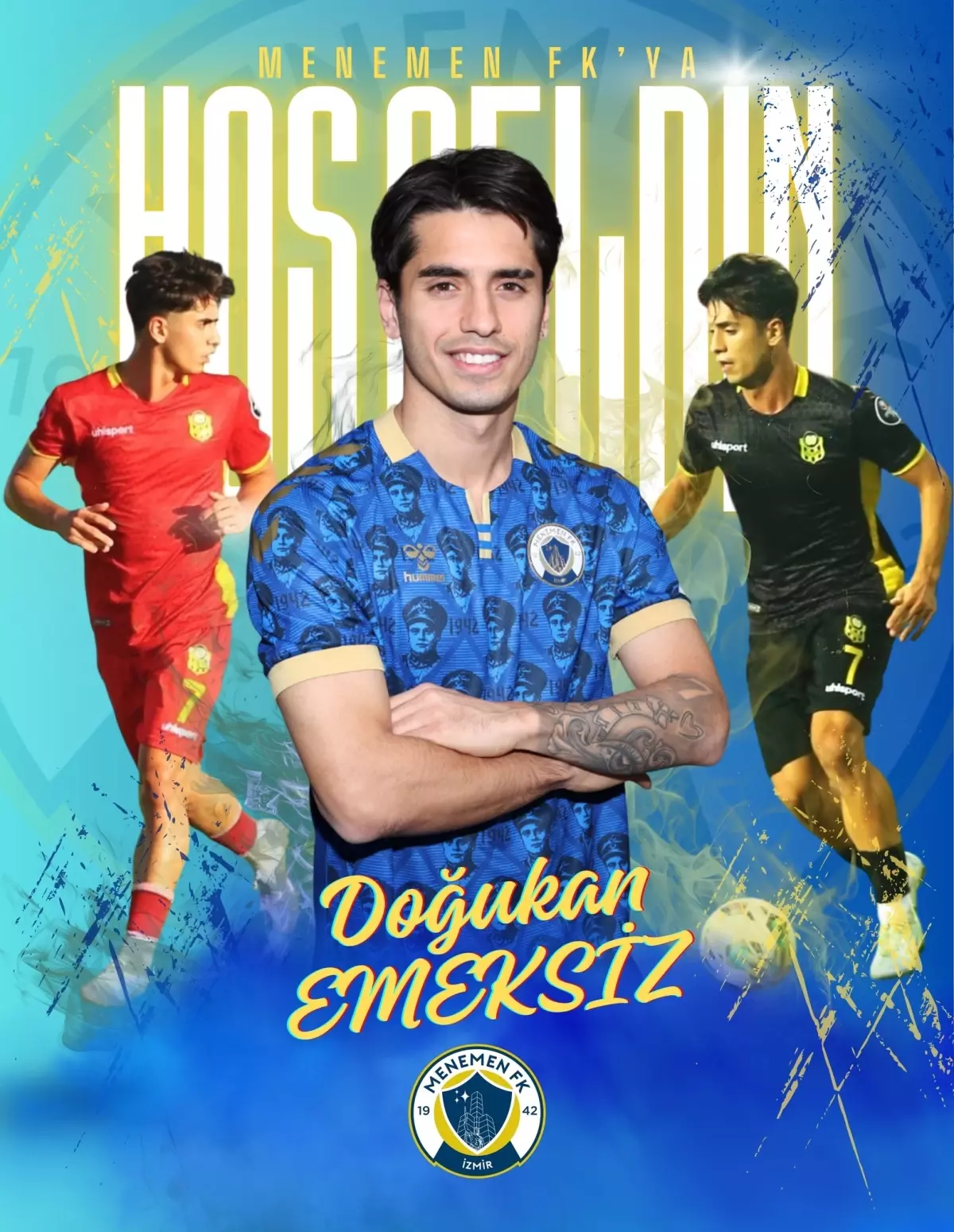 Menemen FK, Doğukan Emeksiz\'i Transfer Etti