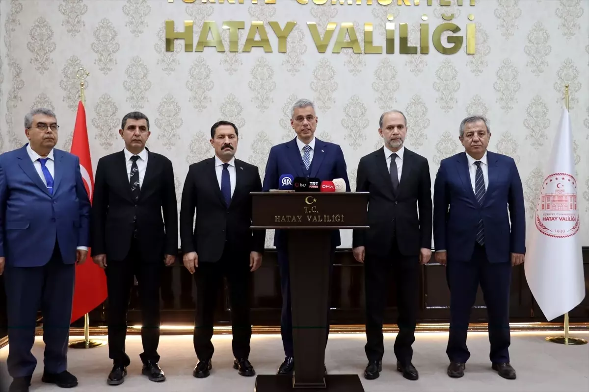 Sağlık Bakanı Kemal Memişoğlu, Hatay\'da konuştu Açıklaması
