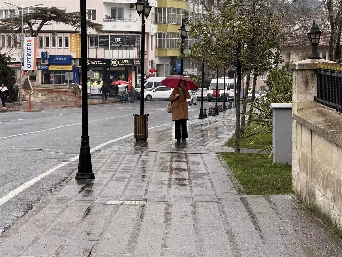 Tekirdağ\'da Sağanak Yağış