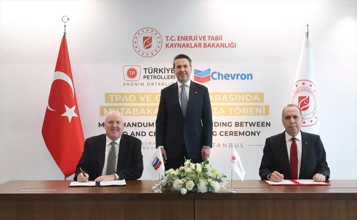 TPAO ve Chevron\'dan Petrol Anlaşması