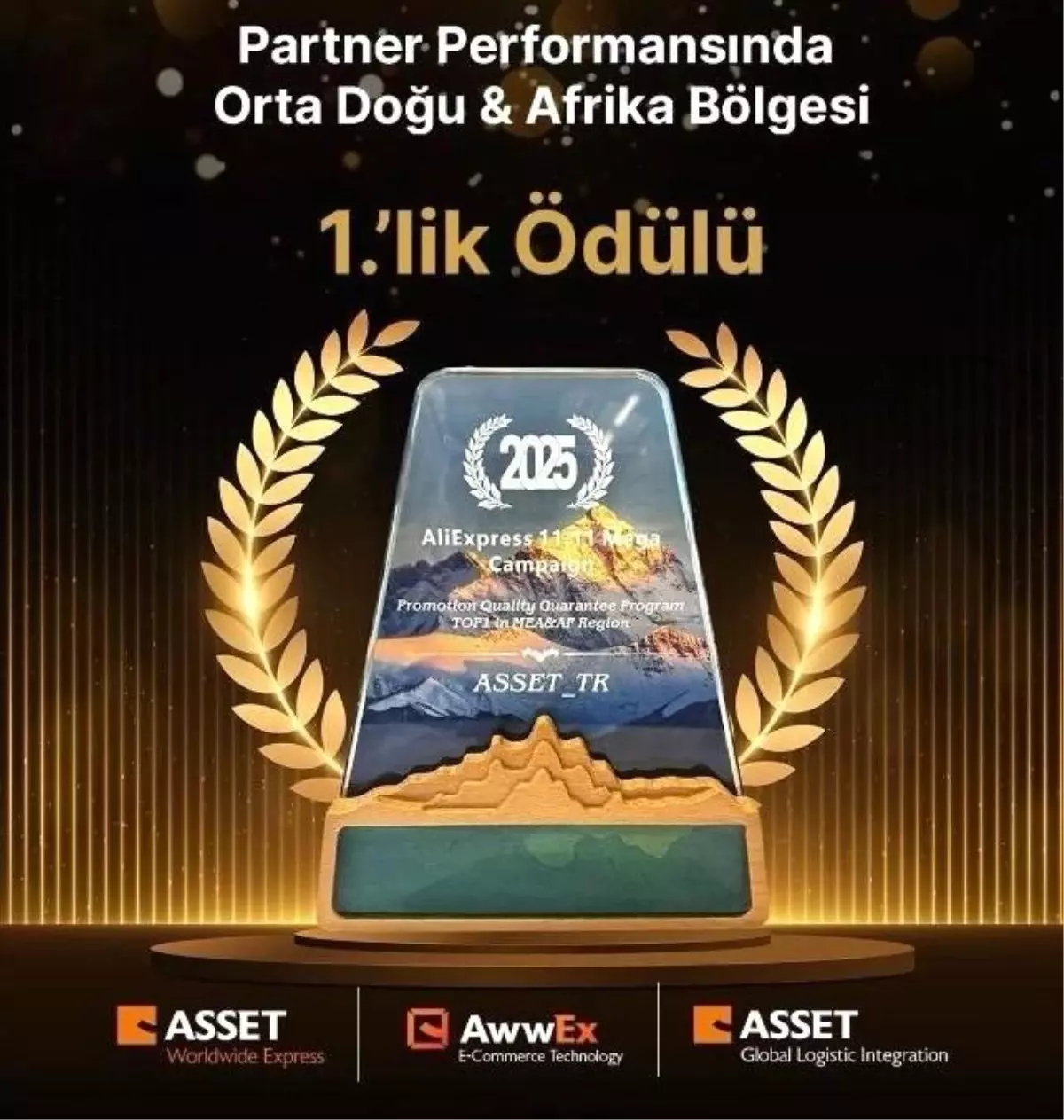 Asset Worldwide Express\'e Birincilik Ödülü