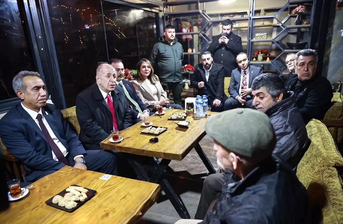 Zafer Partisi Genel Başkanı Ümit Özdağ, Hatay\'da ziyaretlerde bulundu