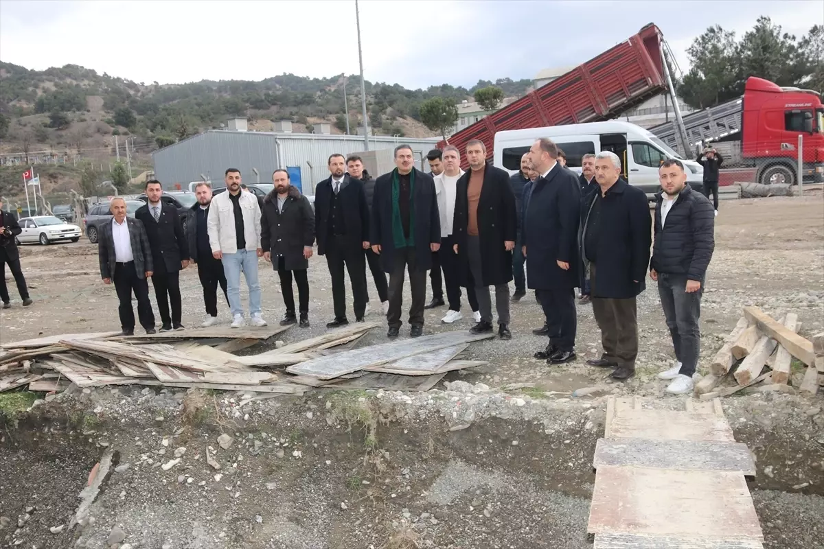 Haluk İpek Taşova\'da Yatırım İncelemesi Yaptı