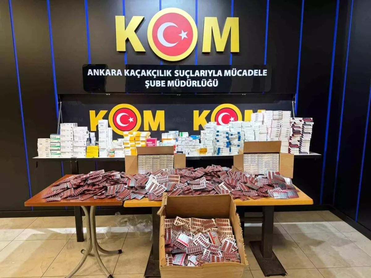 Ankara\'da İlaç Kaçağına Operasyon