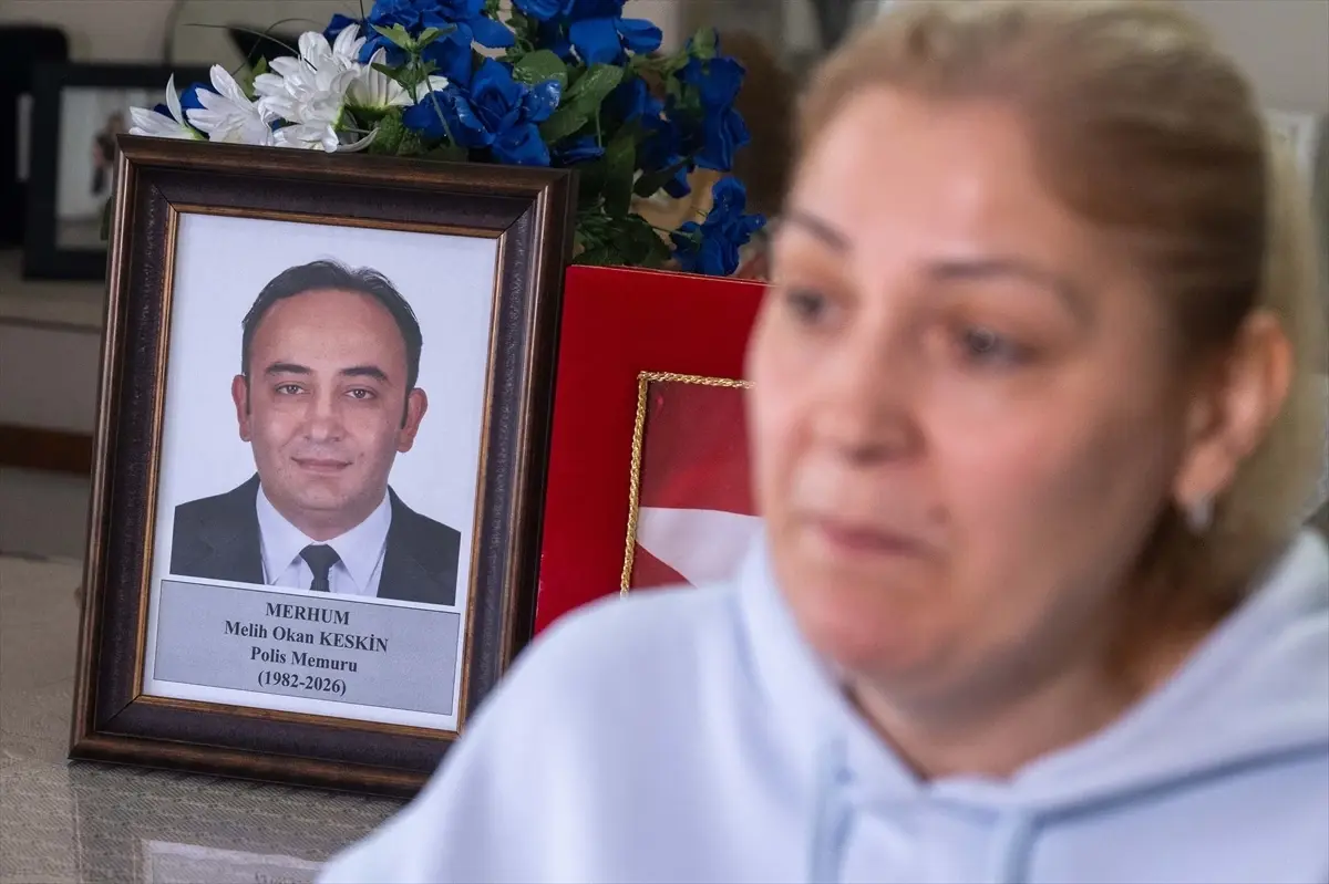 TÜVTÜRK\'te öldürülen polisin eşi: İki çocuğum babasız kaldı, benim yarım gitti