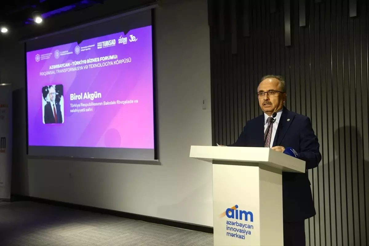 Bakü\'de, Azerbaycan-Türkiye Dijital Dönüşüm İş Forumu düzenlendi