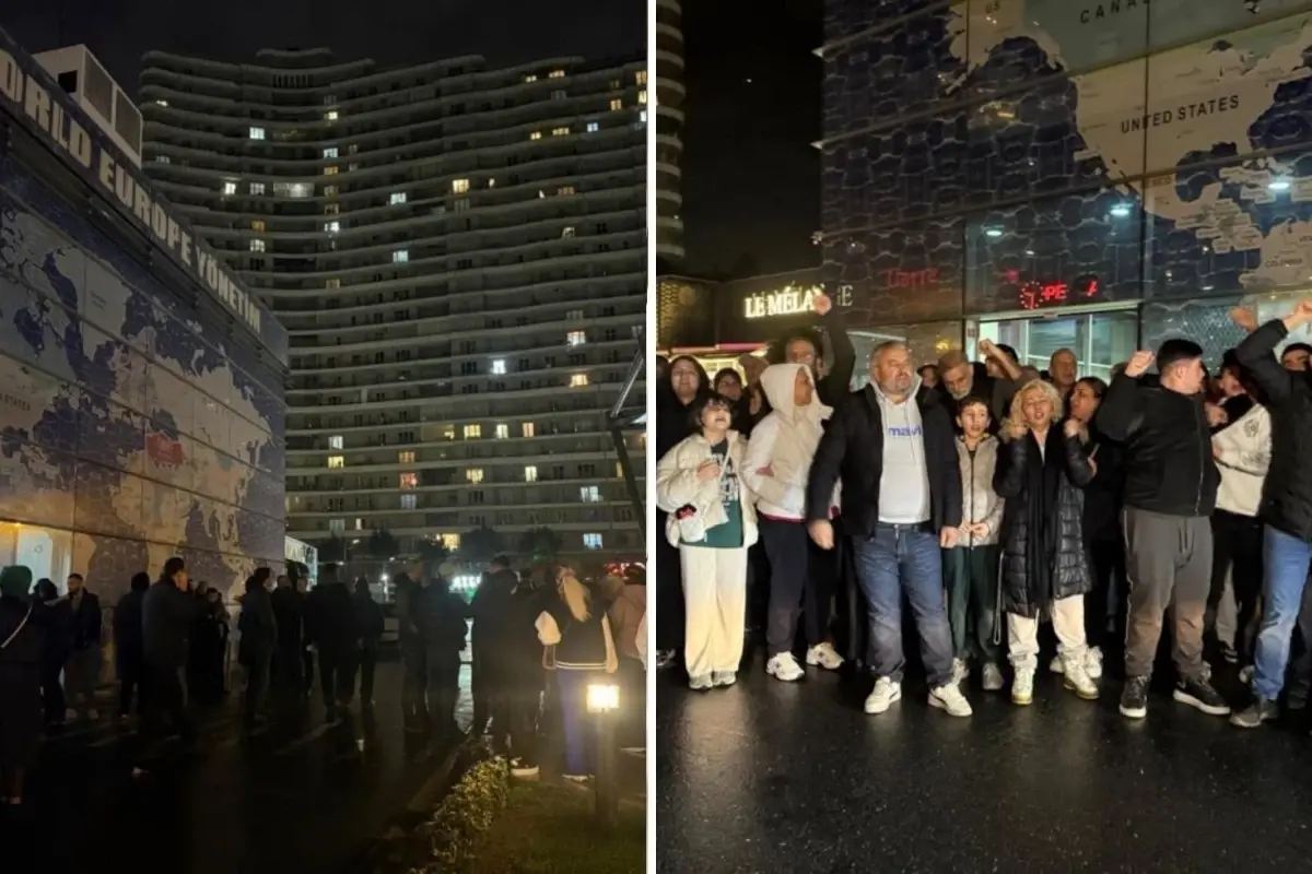 Başakşehir\'de sitede yönetim krizi! 5 milyon liralık vurgun iddiası vatandaşları sokağa döktü