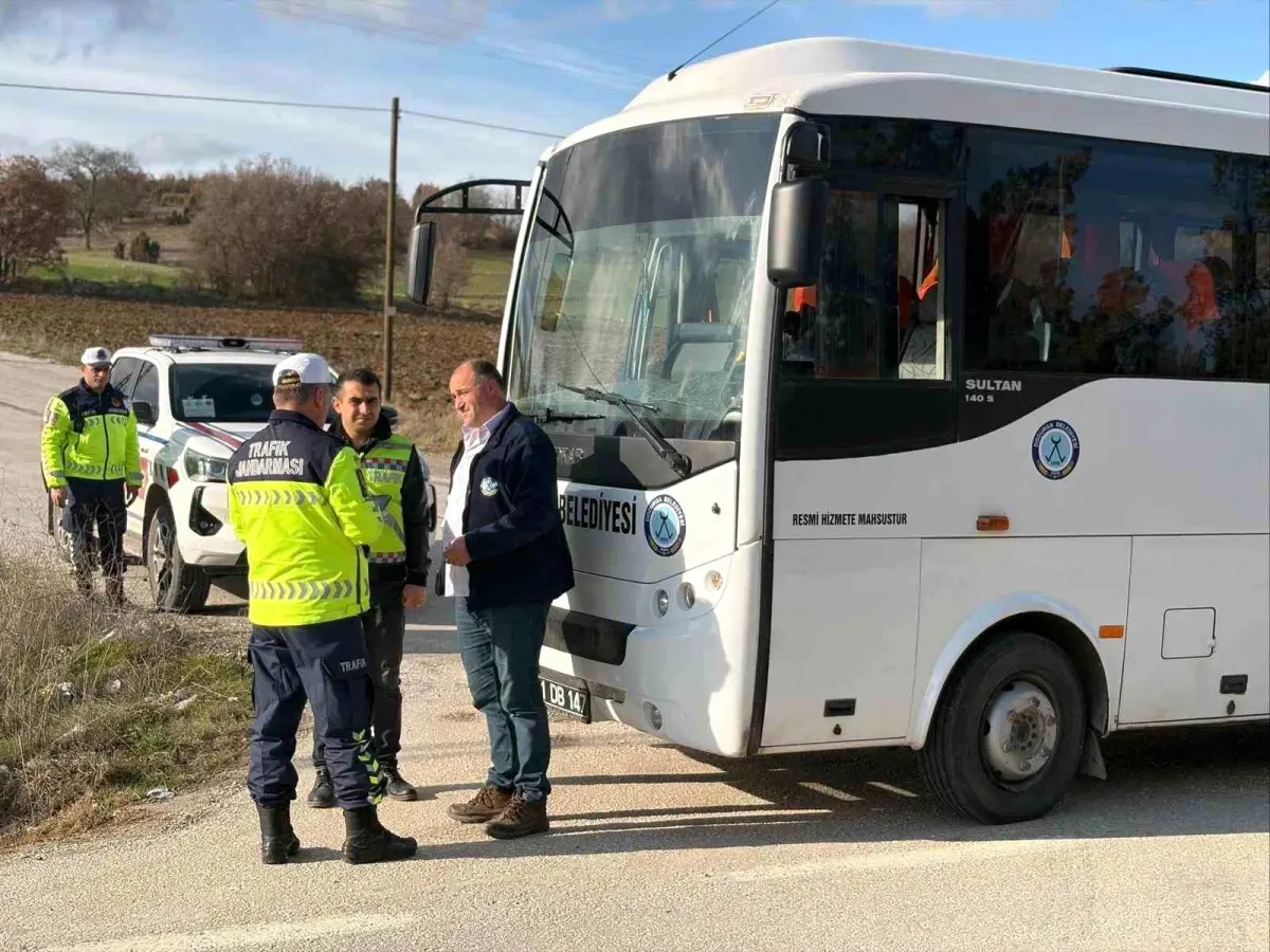 Bozüyük\'te Sivil Otobüs Denetimi