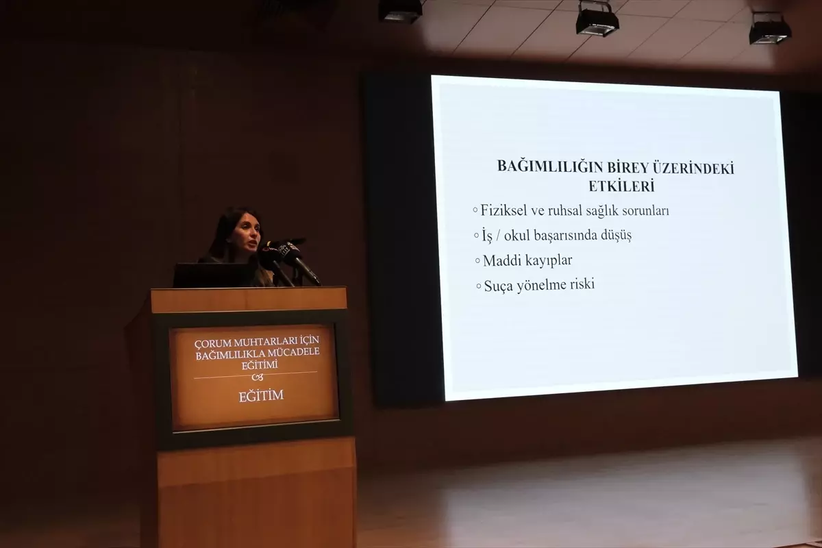 Bağımlılıkla Mücadele Eğitimi