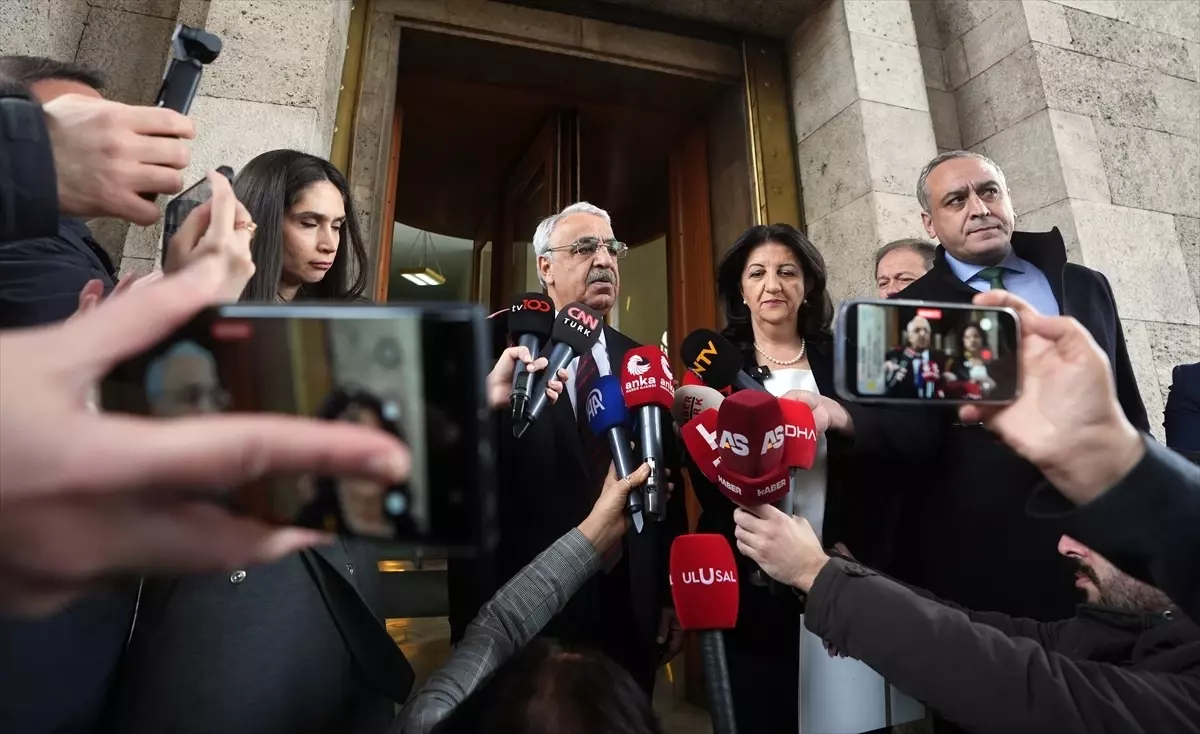 Cumhurbaşkanı Erdoğan\'ın DEM Parti heyetini kabulü