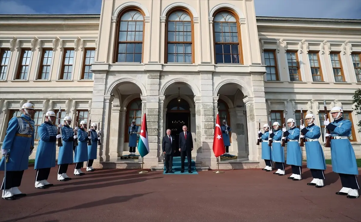 Erdoğan, Ürdün Kralı 2. Abdullah\'ı Dolmabahçe\'de ağırladı