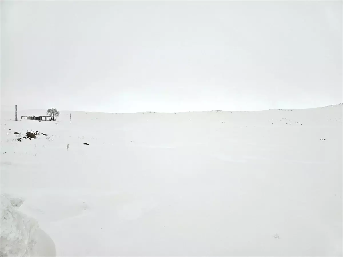 Karayazı\'da Soğuk Hava Buzlanma Yarattı