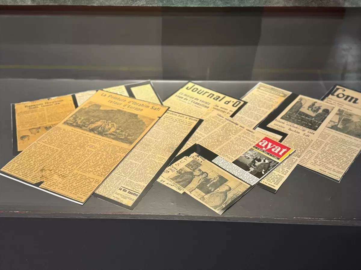 İbrahim Safi\'nin Retrospektif Sergisi İstanbul\'da