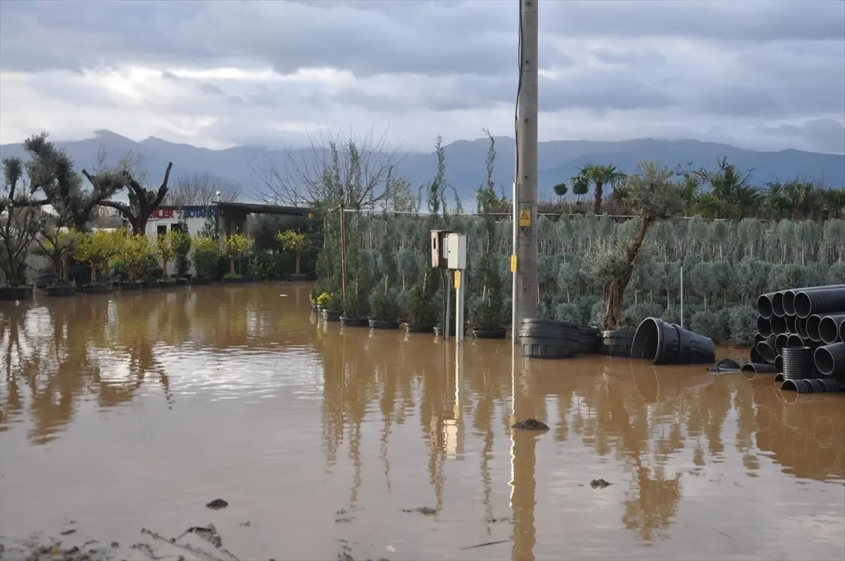 Ödemiş\'te Aşırı Yağış Hayatı Olumsuz Etkiledi