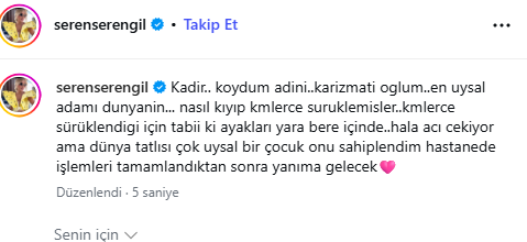 Kamyonetin arkasında ölüme sürüklenen köpeği Seren Serengil sahiplendi
