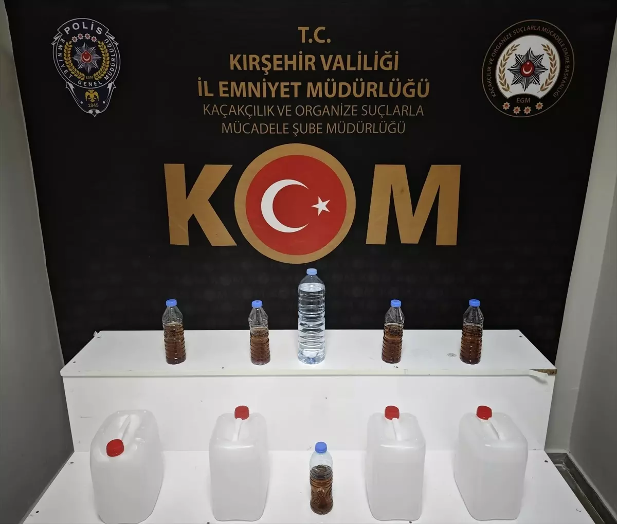Kırşehir\'de 23 Litre Sahte İçki Ele Geçirildi