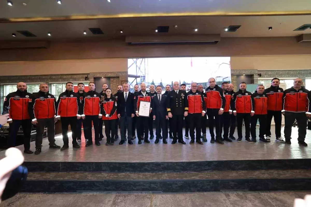 Kocaeli\'nin arama kurtarma gücüne akreditasyon tescili