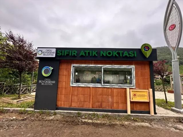 Ordu'da 19 İlçeye Sıfır Atık Noktası Kuruldu