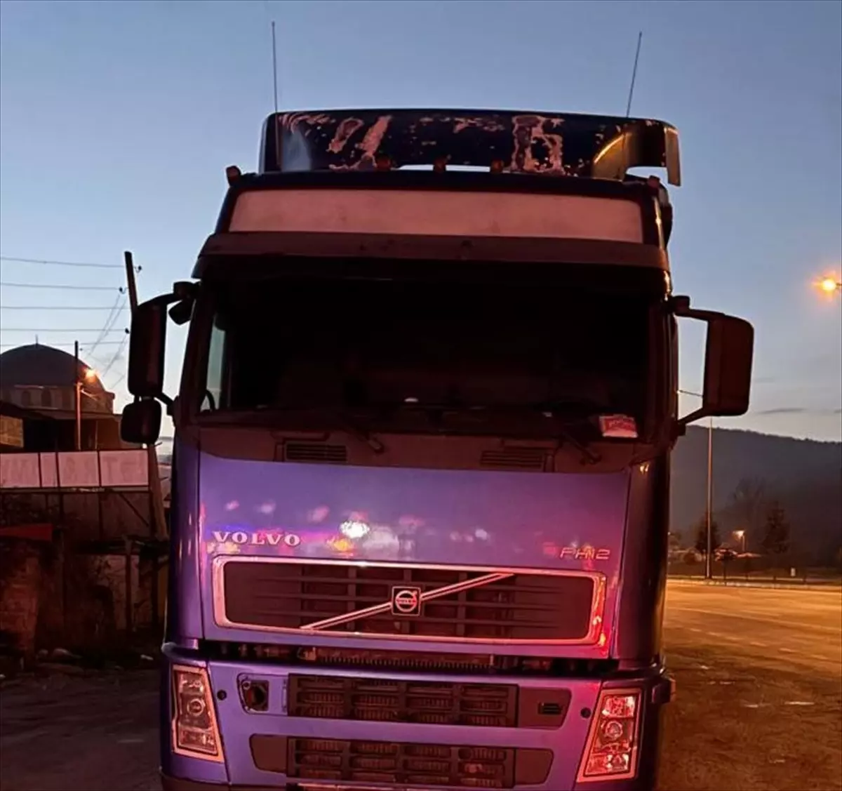 Samsun\'da Tır Sürücüsüne Ceza