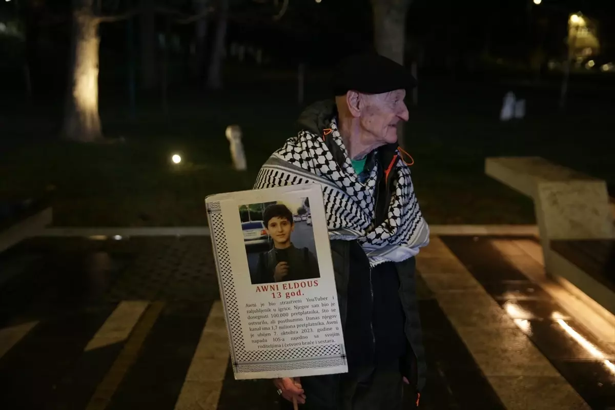 Saraybosna\'da Gazze İçin Anma Etkinliği