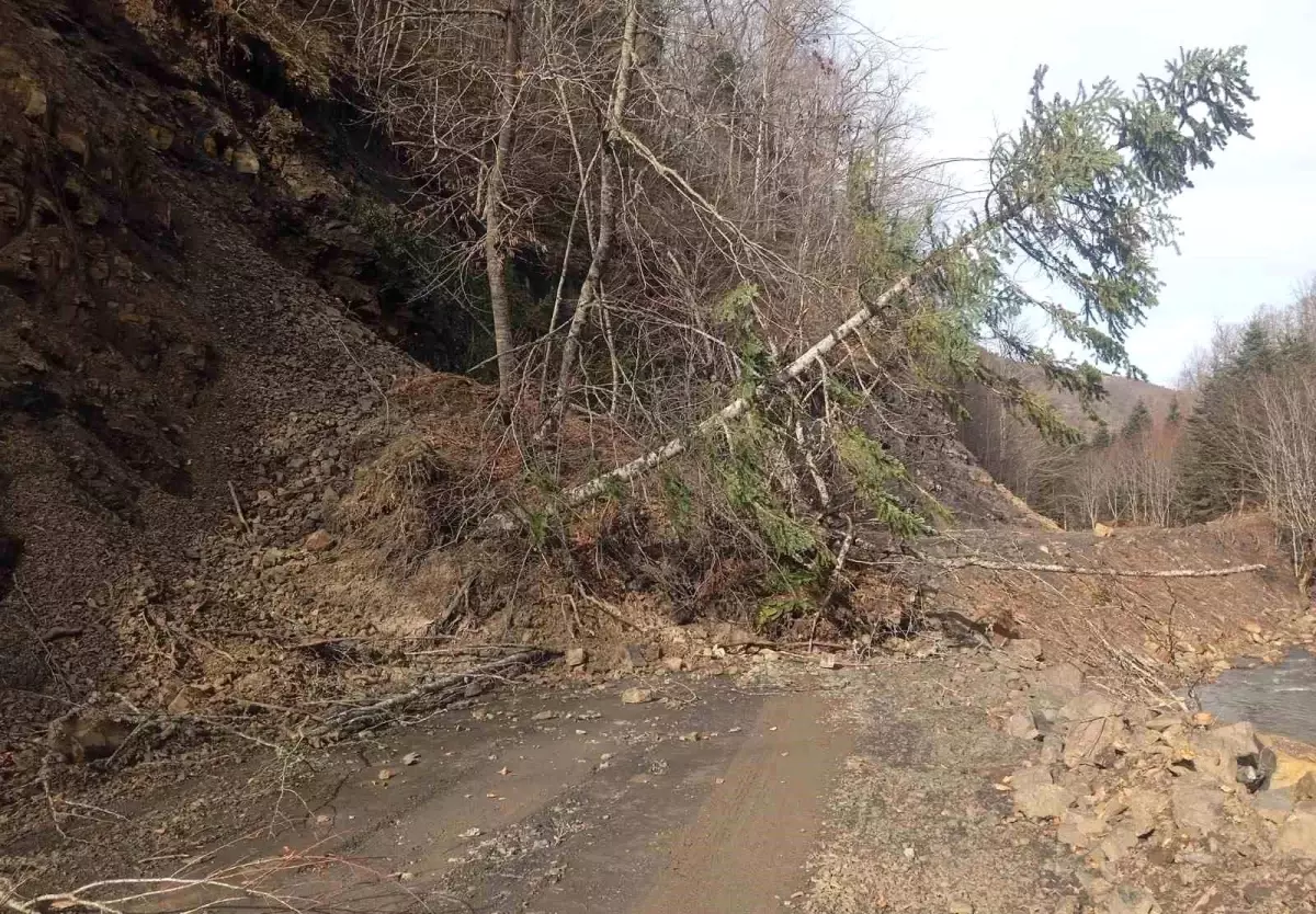 Sinop\'ta Toprak Kayması: Ulaşım Durduruldu